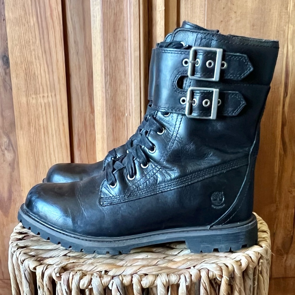 Timberland Earthkeepers Double Strap Combat Boots Size 9.5